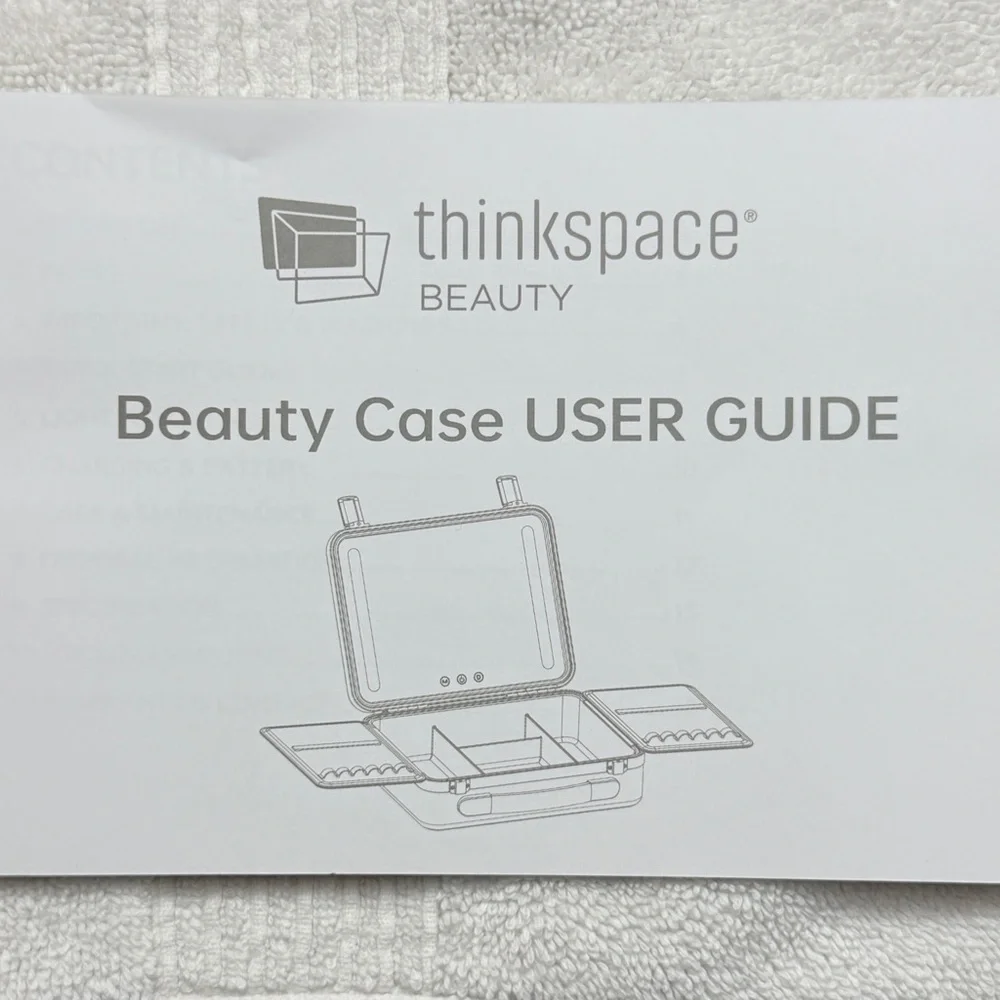 Thinkspace Beauty Case LED Mirror (like new; no box)